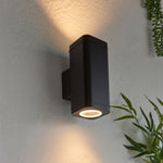 Outdoor Milton Wall Light | Black | 19cm