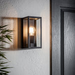 Outdoor Oxford Wall Light | Matt Black | 24cm