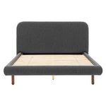 Rabley Boucle Bed Frame | Charcoal Grey