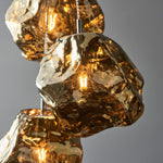 Rock Trio Pendant Light | Bronze
