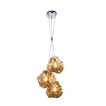 Rock Trio Pendant Light | Bronze
