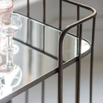 Verna Art Deco Drinks Trolley | Bronze