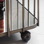 Verna Art Deco Drinks Trolley | Bronze