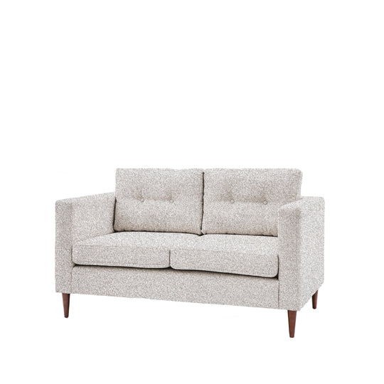 Whitwell Button 2 Seat Sofa | Light Grey