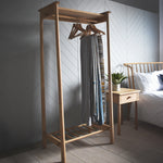 Wycombe Nordic Open Wardrobe | Natural Oak