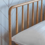 Wycombe Nordic Spindle Bed Frame | Natural Oak