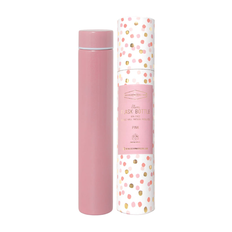 Slim Flask Bottle | Pink