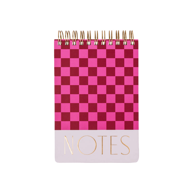 Large Chunky Notepad | Burgundy & Pink
