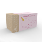 Colour Changing Night Light | Pastel Pink Narwhal with Gold Horn | Medium