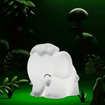 Colour Changing Night Light | Soft Grey Elephant | Mini