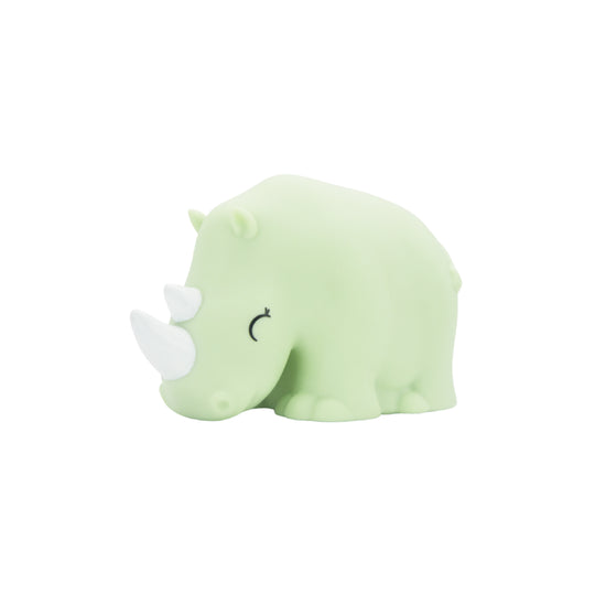 Colour Changing Night Light | Soft Green Rhino | Mini