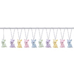 LED String Lights | Multi Coloured Pastel Jumping Deer | 10 Lights