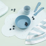 Confetti Cloud Placemat | Silicone | Blue