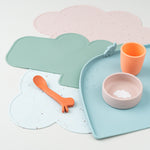 Confetti Cloud Placemat | Silicone | Blue