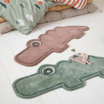 Croco Rug | Green