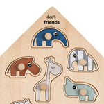 Deer Friends Peg Puzzle