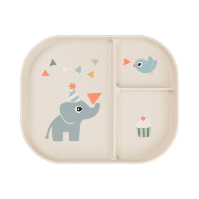 Foodie Compartment Plate | Celebration Sand