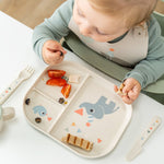 Foodie Compartment Plate | Celebration Sand