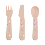 Foodie Cutlery Set | Happy Dots | Powder Pink