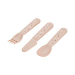 Foodie Cutlery Set | Happy Dots | Powder Pink