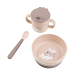 Foodie First Meal Set | Happy Clouds | Powder Pink