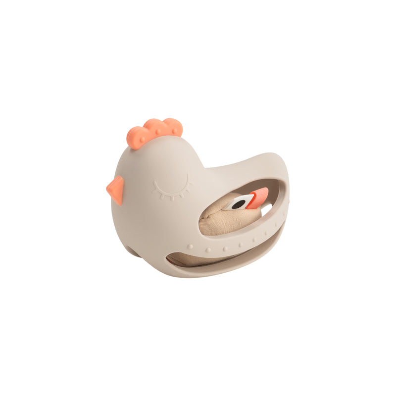 Grip & Teether Toy with Rattle | Clucky Sand