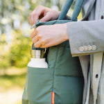 Quilted Changing Tote Bag | Green