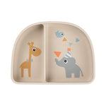 Stick&Stay Compartment Bowl | Celebration Sand