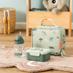 Tiny Insulated Lunch Bag | Tiny Trails Green | 21cm