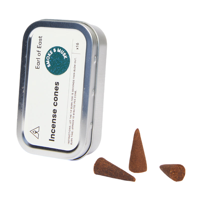 Incense Cones | Smoke & Musk | Set of 16