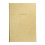 A5 Lined Hardcover Journal | Gold Saffiano