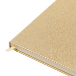 A5 Lined Hardcover Journal | Gold Saffiano