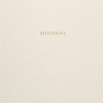 A5 Lined Hardcover Journal | White Saffiano