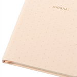 A5 Lined Hardcover Journal with Pen & Holder | Pink & Gold