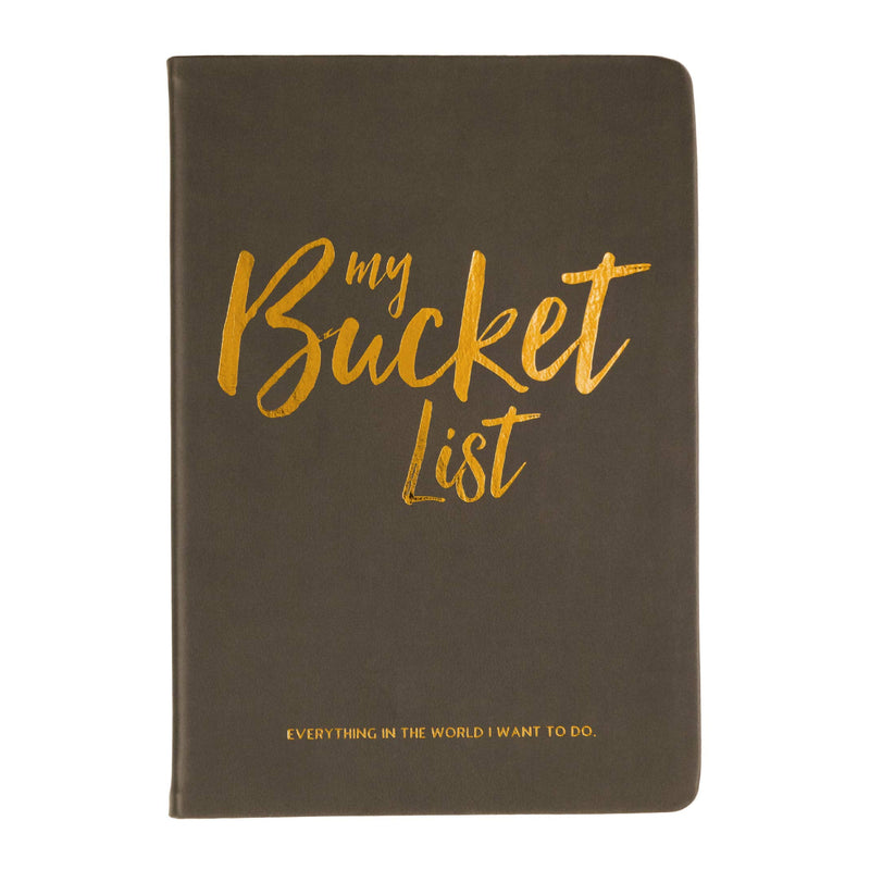 A5 Soft Cover Bucket List Journal | Black & Gold