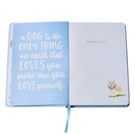 A5 Soft Cover Dog Lover Journal | Baby Blue