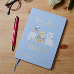 A5 Soft Cover Dog Lover Journal | Baby Blue