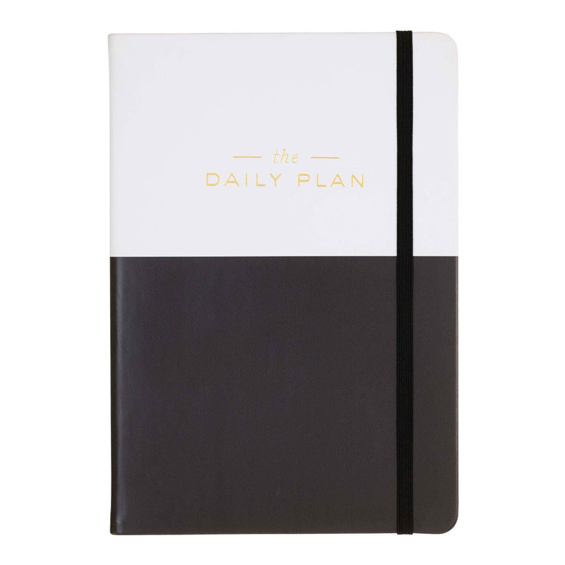 A5 Soft Cover Undated Daily Journal | Black & White