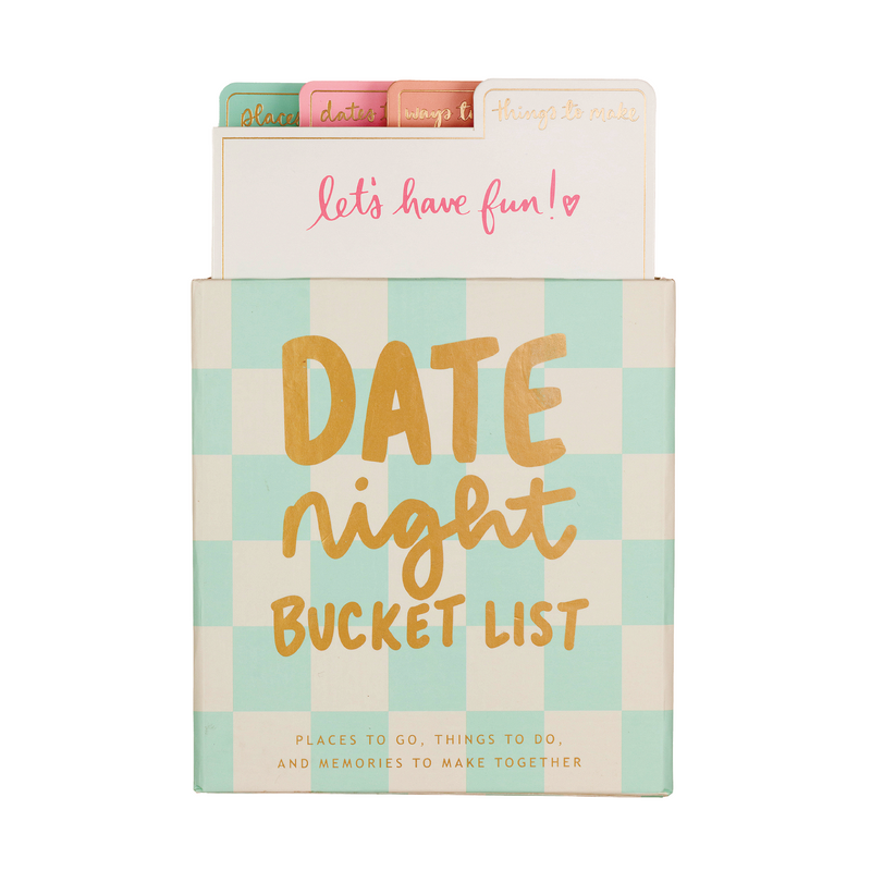Couples Date Night Bucket List Cards | Set of 60