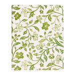 Desk Journal with Bookmark | Watercolour Florals | Sage Green | 8x10"