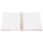 Hardcover Wirebound Sketchbook | Pink Paint | 8x11"