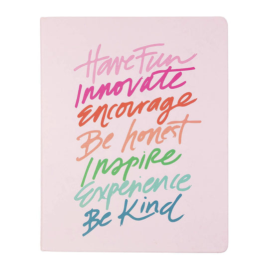 'Have Fun' Lined Hardcover Desk Journal | 8x10"