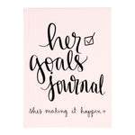 'Her Goals' Guided Hardcover Journal | Pastel Pink | 5x7"