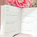 'Her Goals' Guided Hardcover Journal | Pastel Pink | 5x7"