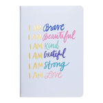 'I Am Brave' Lined Hardcover Desk Journal | 8x10"