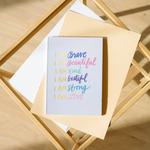 'I Am Brave' Lined Hardcover Desk Journal | 8x10"