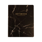 Lined Hardcover Desk Journal | Black Marble | 8x10"