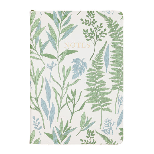 Lined Notes Journal | Pressed Plants | 6x8"