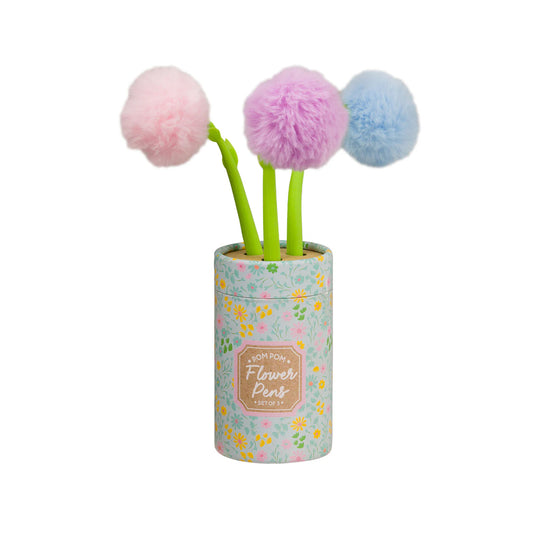 Pen Bouquet | Pom Poms | Set of 3