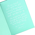 'She's Unstoppable' Guided Hardcover Journal | Teal | 5x7"